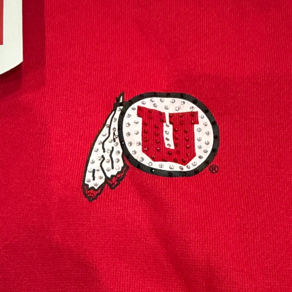 Utah Women’s Red Quarter-Zip Pullover - Picture 2 of 13